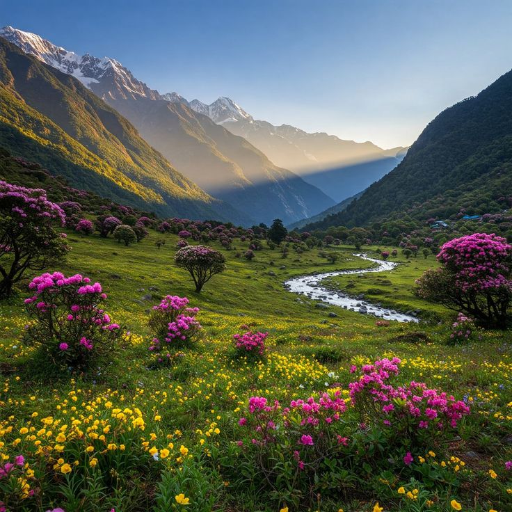 Places to Visit in Sikkim - Yumthang Valley of Flowers in Lachung